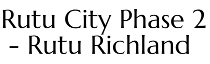 Rutu City Phase 2 - Rutu Richland Logo